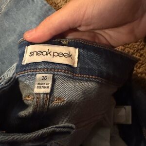 Sneak Peek Classic Blue Jeans